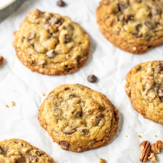 Pecan Chocolate Chip Cookies