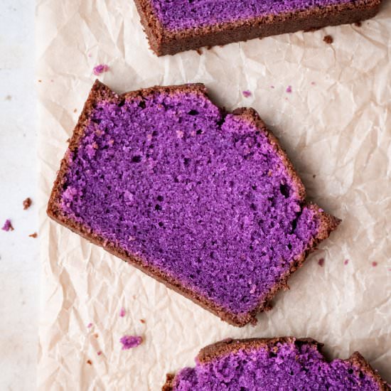 Ube Pound Cake
