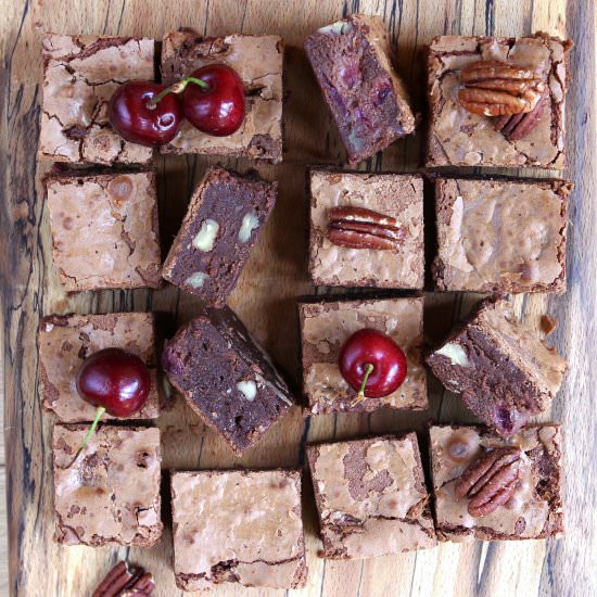 Gluten Free Cherry Brownies
