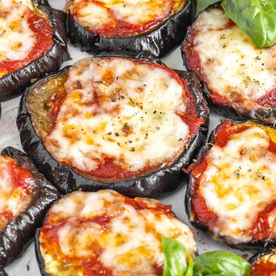 Eggplant Pizza | Vegan + Vegetarian