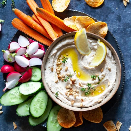 Vegan Lemony White Bean Dip