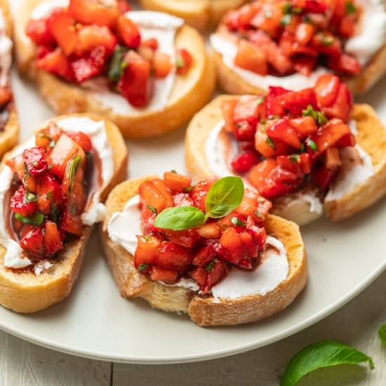 Strawberry Bruschetta