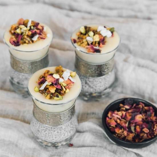 Mahalabia Rose Chia Pudding