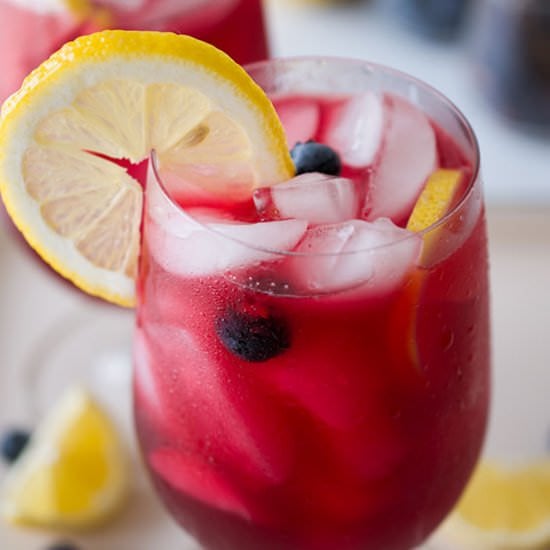 Blueberry Hibiscus Lemonade