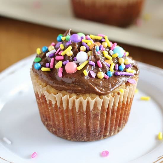 Healthy Vanilla Cupcakes