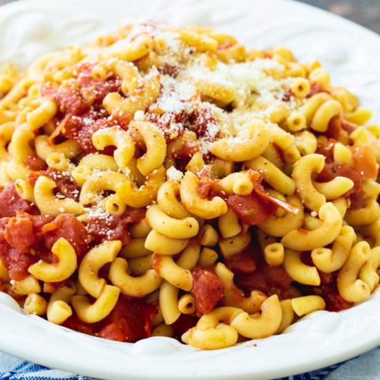Macaroni and Tomatoes