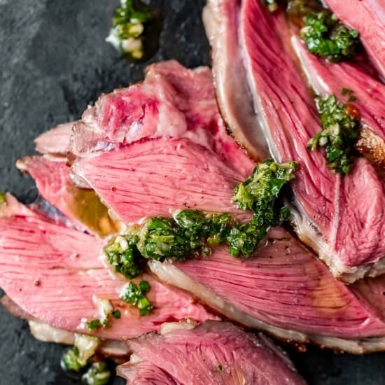 Sous Vide Leg of Lamb