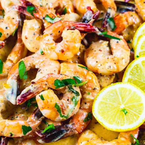 Lemon Garlic Butter Shrimp