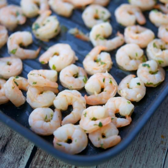 Honey and Mint Grilled Shrimp