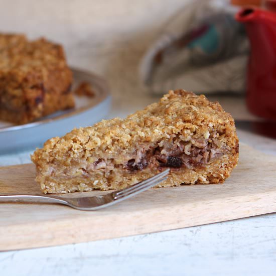 Banana Flapjack Cake