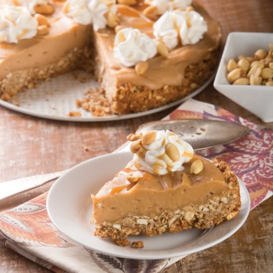 Salted Caramel Peanut Butter Pie