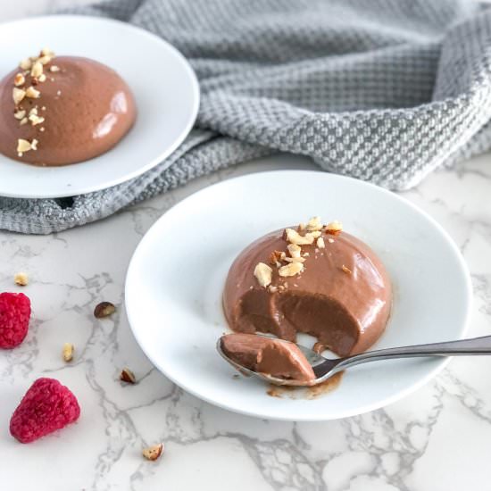 Chocolate Nutella Panna Cotta