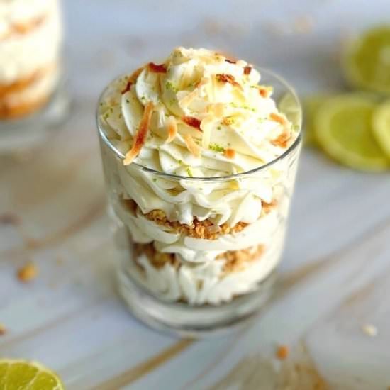 Lime & Coconut Cheesecake Parfaits
