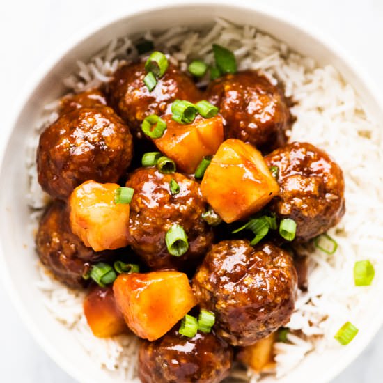 Pineapple Meatballs