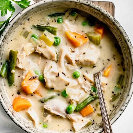 Turkey Pot Pie Soup
