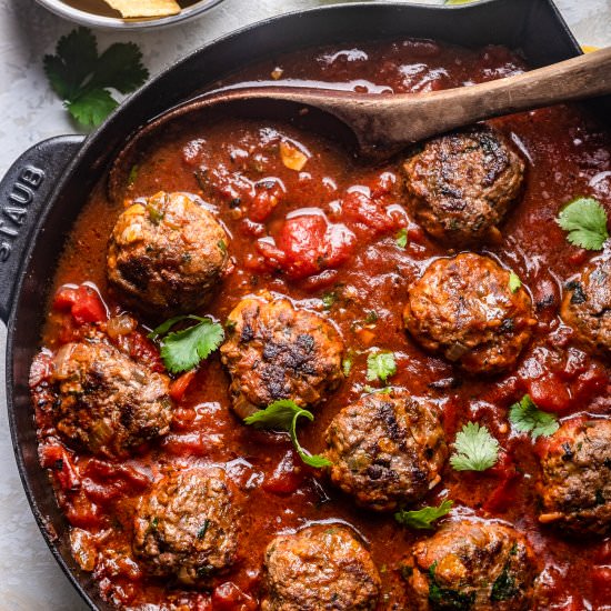 Tex Mex Meatballs