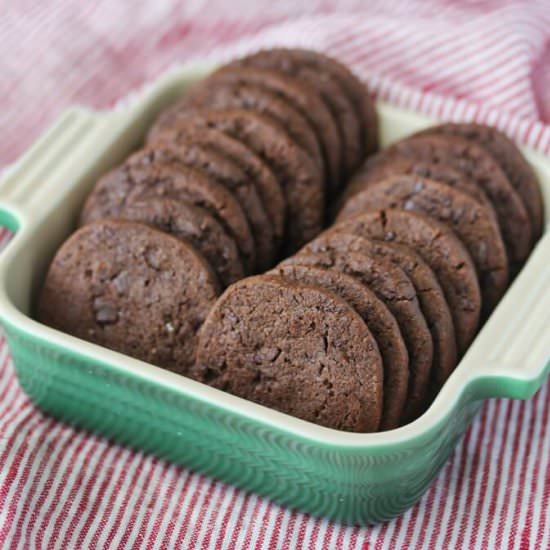 Double Chocolate Rye Cookies