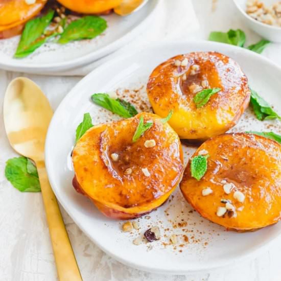 Air Fryer Peaches