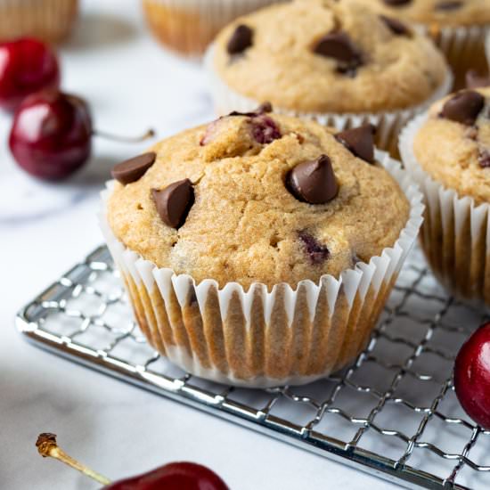 Cherry Chocolate Chip Muffins