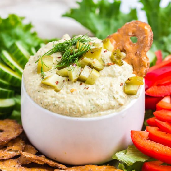 Dill Pickle Hummus