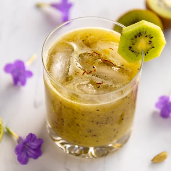 Kiwi Panna (Kiwi Cardamom Cooler)