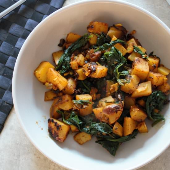 Aloo Palak Recipe