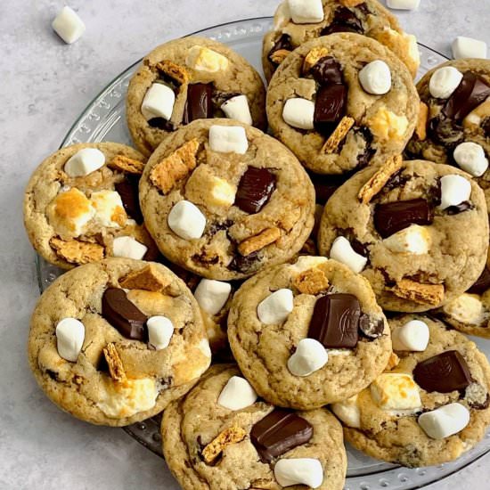 Vegan S’mores Cookies