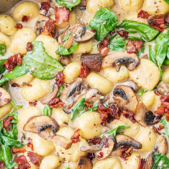 mushroom gnocchi