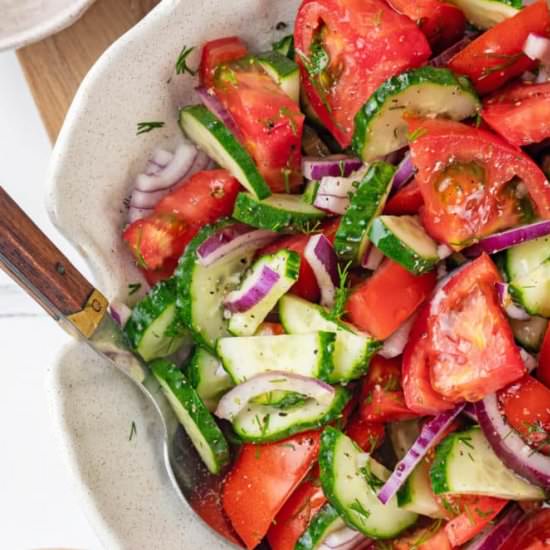 Tomato and Cucumber Salad