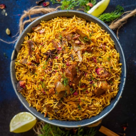 Spicy Mutton Pulao