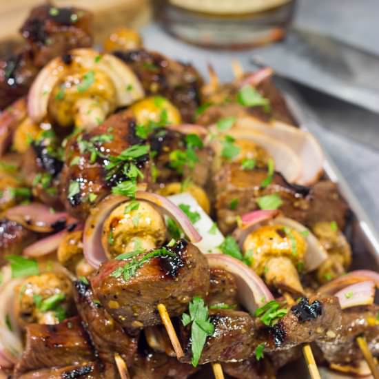 Bourbon Steak Kabobs