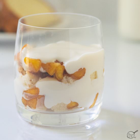 Peach Trifle Recipe (mini size)