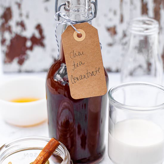 Homemade Honey Chai Tea Concentrate