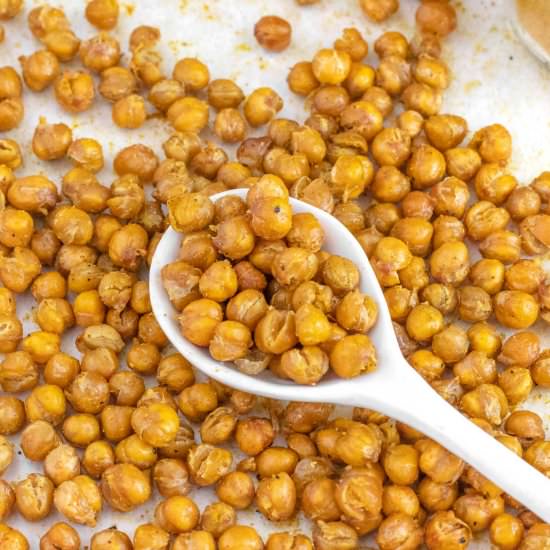 Oven-roasted Chickpeas