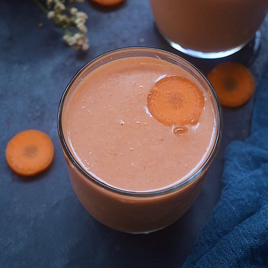 Carrot Milk Shake | Carrot Milk