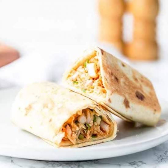 BBQ chicken wraps