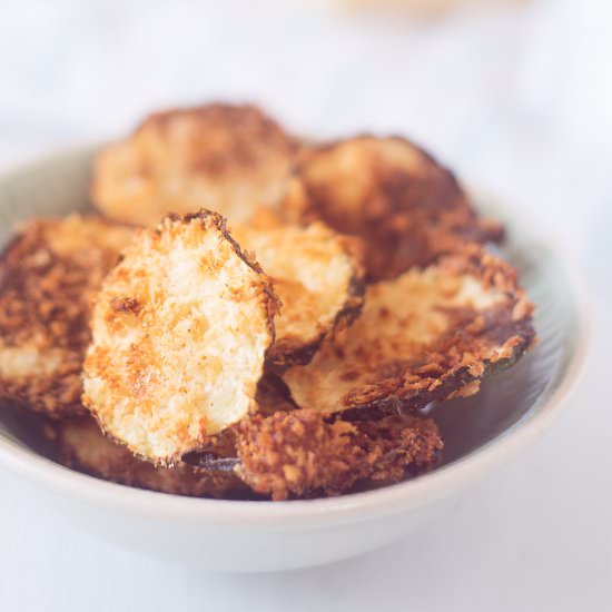 Air Fryer Parmesan Zucchini Chips