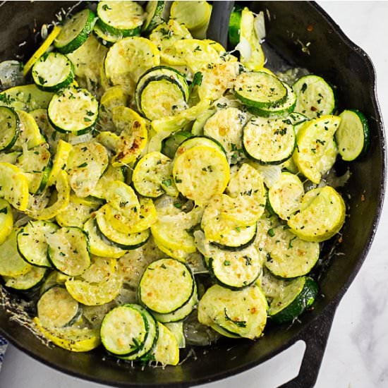 Sauteed Zucchini and Squash