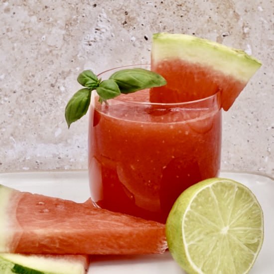 Watermelon and ginger cooler
