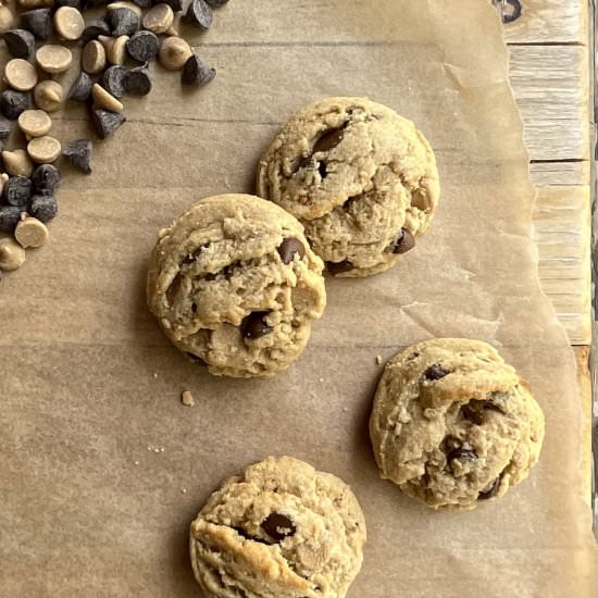 Peanut Butter Chocolate Chip Cookie