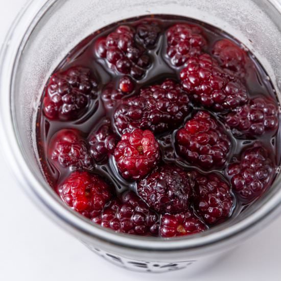 Maple Brown Sugar Bourbon Berries