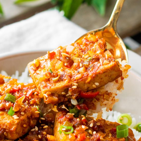 Korean Braised Tofu