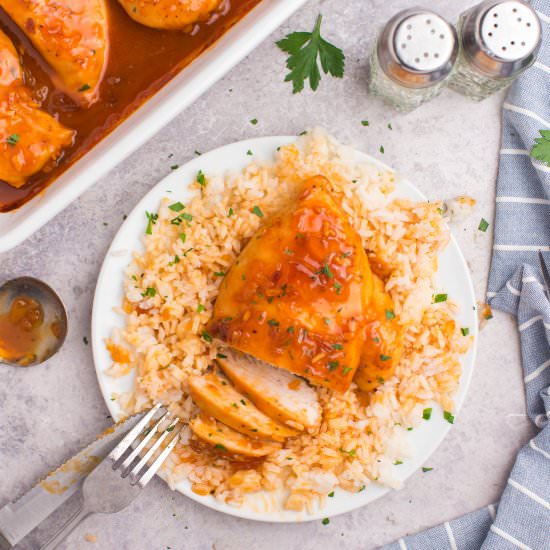 Baked Apricot Chicken