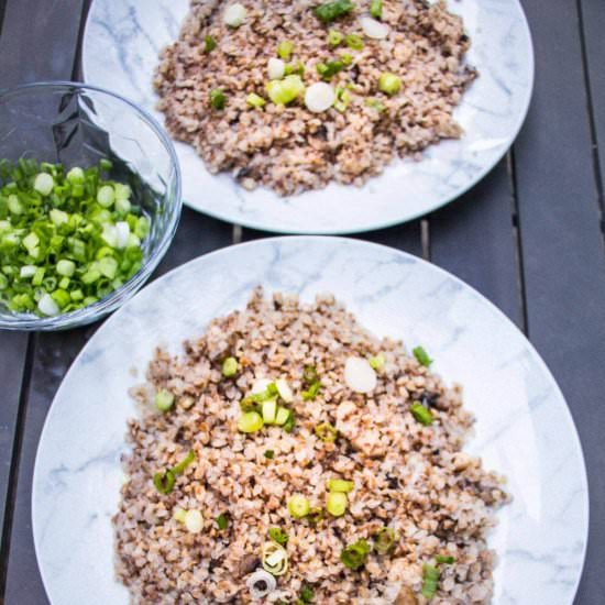 Chicken Mushroom Buckwheat one pot