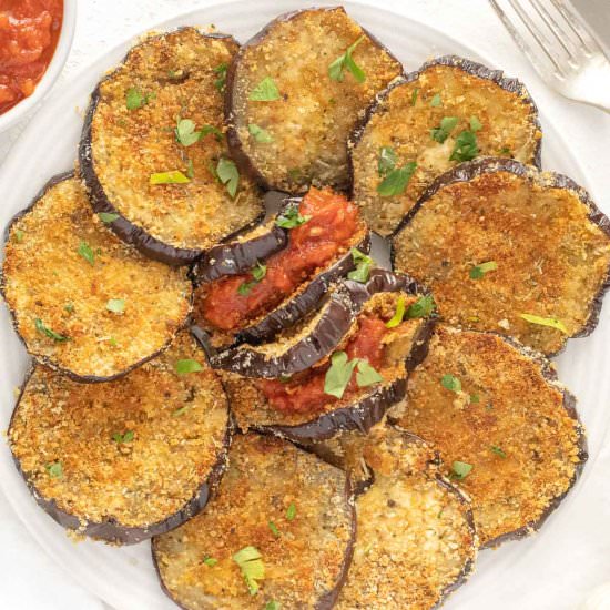 Easy Breaded Eggplant