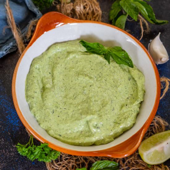Green Goddess Mayonnaise