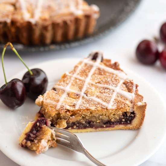 Cherry Bakewell Tart