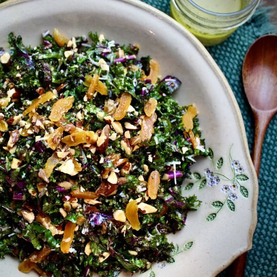 Kale Salad with Shallot Vinaigrette