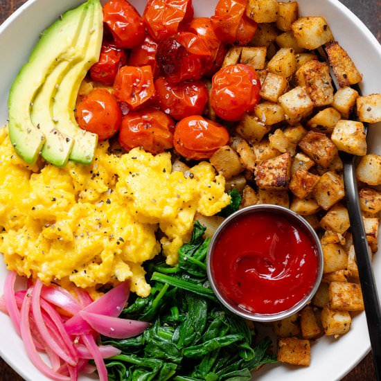 Breakfast Scramble Bowl