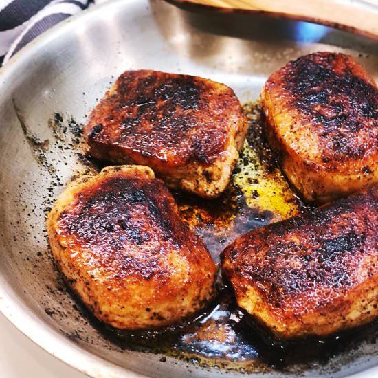 Pan Seared Pork Chops